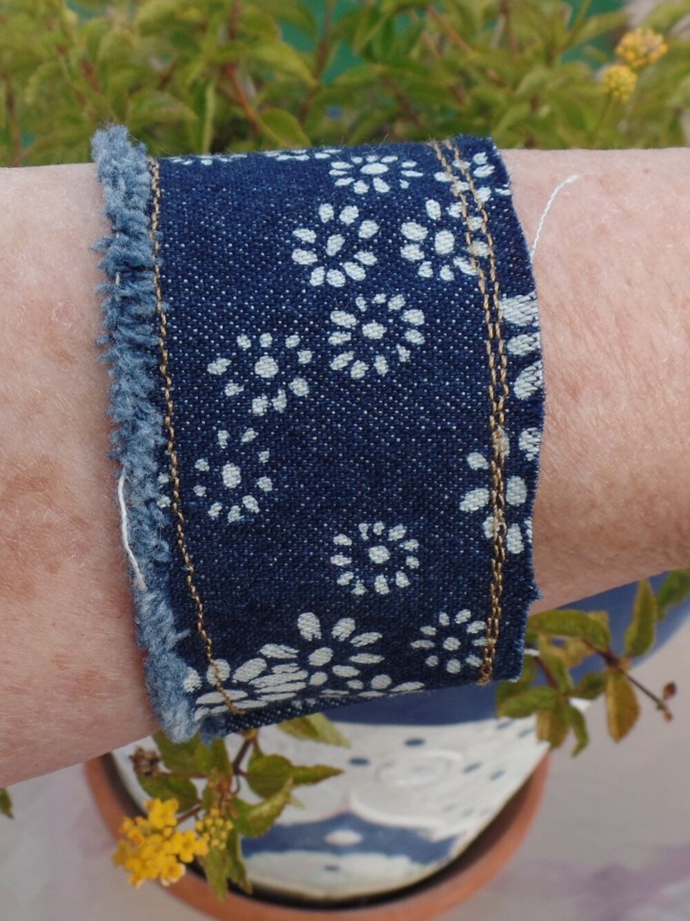 Hand Crafted Wrist Swag Bracelet REVERSIBLE